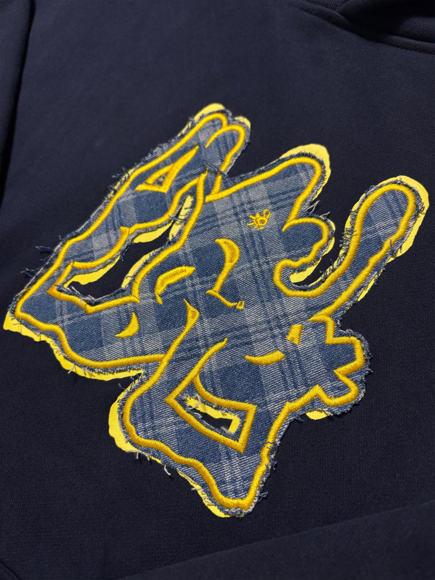 STAMP HOODIE NAVY