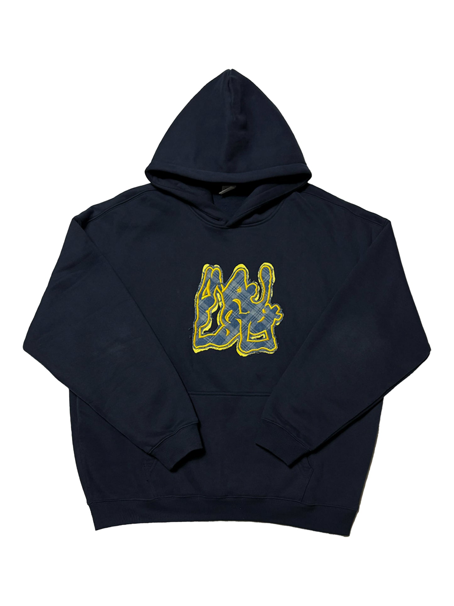STAMP HOODIE NAVY